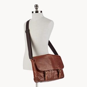 Leather Messenger Bag